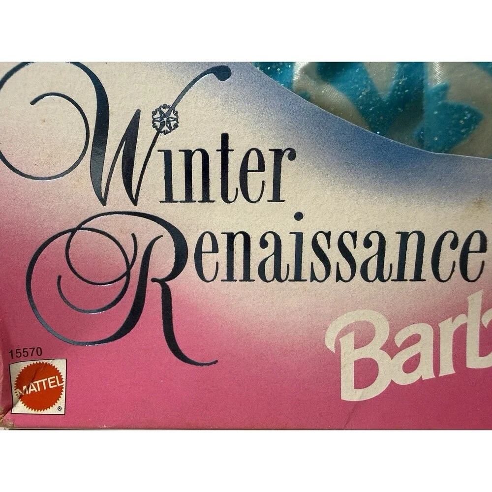 Winter Renaissance Barbie Doll Mattel 15570 Special Edition 1996 Blue White Rare